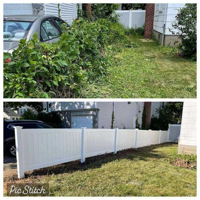 Fence installation project